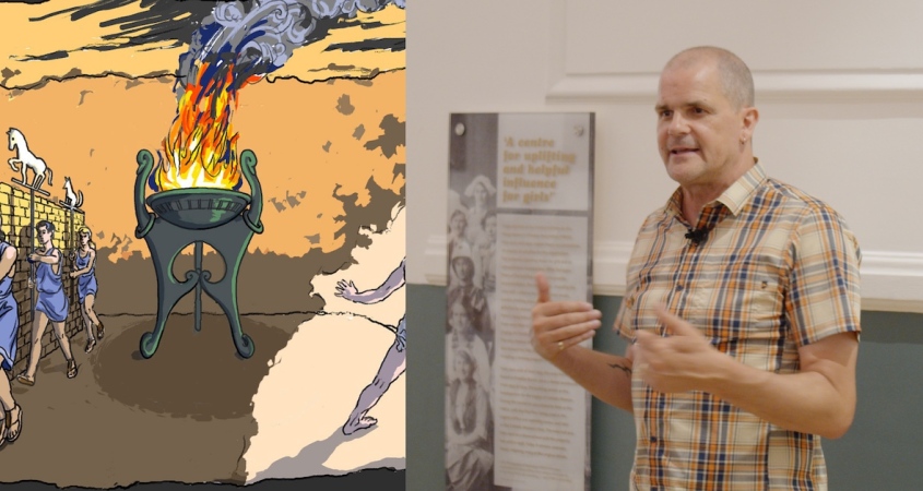 Brad Jersak explaining Plato's Cave